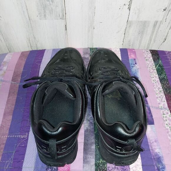 Red Wing Black Leather Work Shoes 8337 Men's s Size 12 Aluminum Toe - Picture 9 of 13